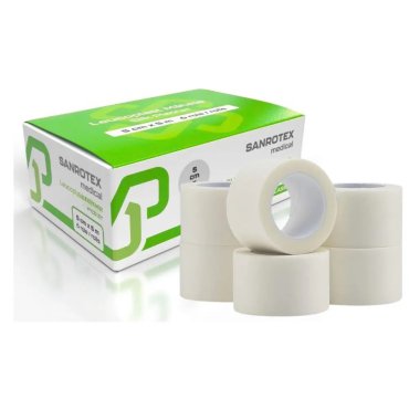 Leucoplast din panza 5x5 cm – 6 buc/cutie
