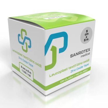 Leucoplast din panza 5 x 5 cm – ambalat individual