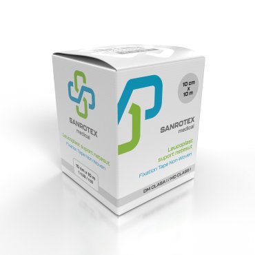 Banda adeziva medicala 10 cm x 10 m – suport netesut,leucoplast hipoalergenic