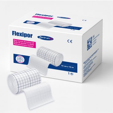 Banda adeziva suport netesut 10 cm x 10 m