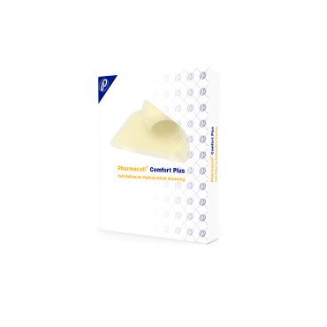 Pansament cu hidrocoloid Pharmacoll Comfort Plus 10x10cm, cutie 5 buc