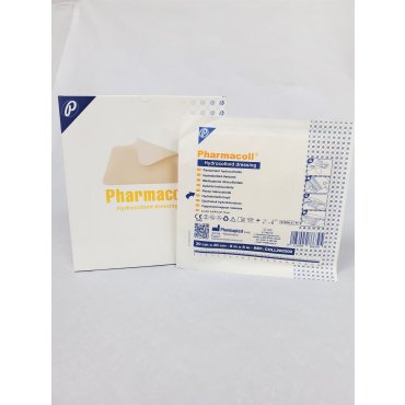 Pansament hidrocoloid Pharmacoll 5x5 cm, cutie 10 bucati