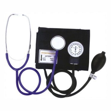 Set Tensiometru mecanic aneroid cu stetoscop model 2055