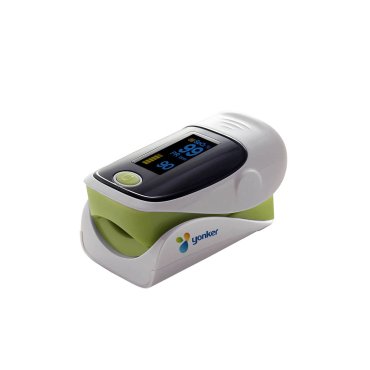 Pulsoximetru de deget Yonker YK-80A, ecran LED bicolor, alarma și accesorii incluse