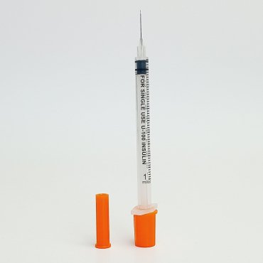 Seringa insulina 1 ml, cu ac 29 G