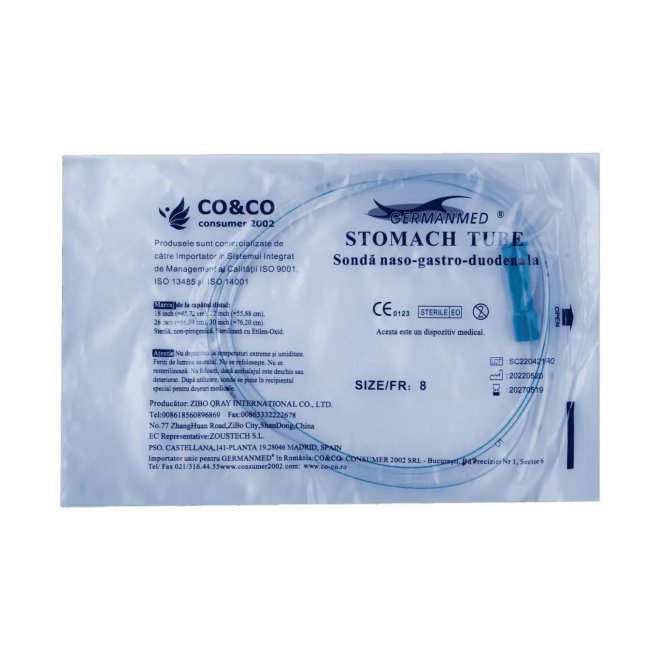 Sondă Naso-Gastro-Duodenala – GermanMed Test 10