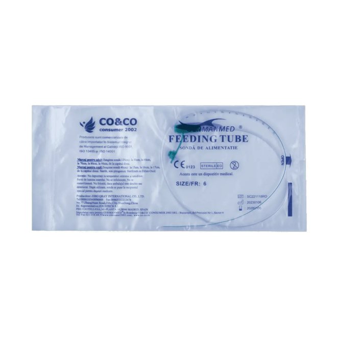Sonda alimentatie gastrica GermanMed, ch 06, pentru nutritie enterala