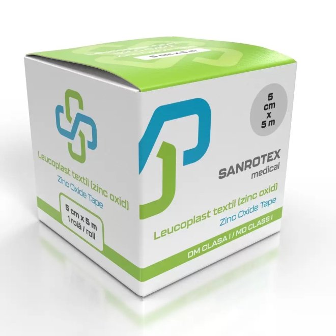 Leucoplast din panza 5 x 5 cm – ambalat individual