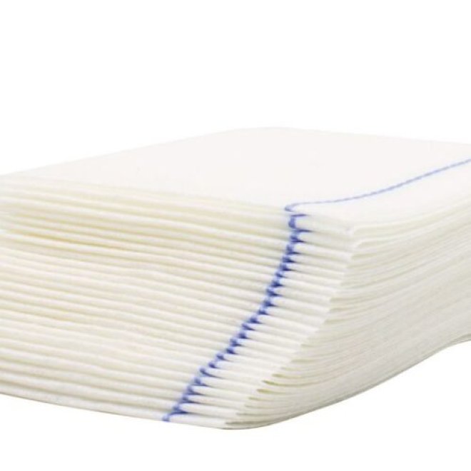 Comprese sterile tifon cu fir radioopac – 10x10 cm, 12 Pliuri, 10 buc/plic