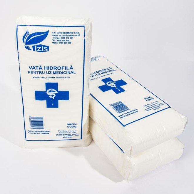 Vată medicinală – 200 g