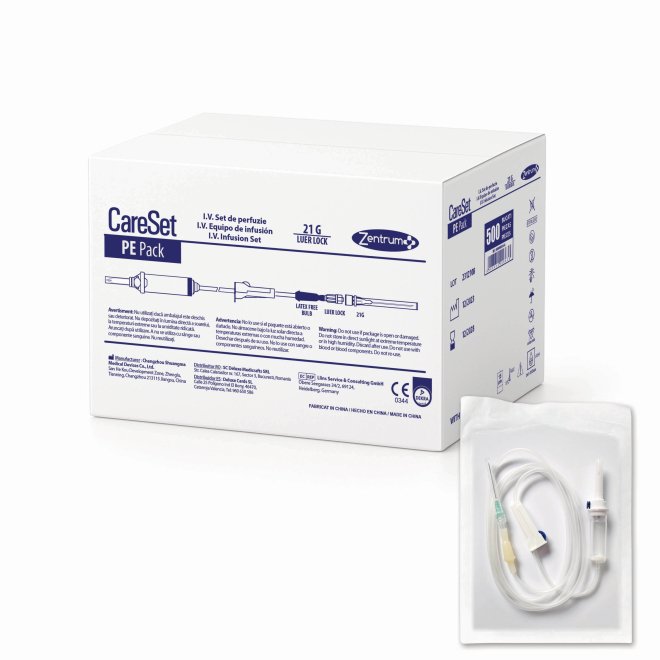 Bax perfuzor cu ac 21G, 500 buc