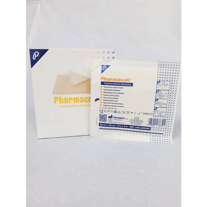 Pansament hidrocoloid Pharmacoll 5x5 cm, cutie 10 bucati