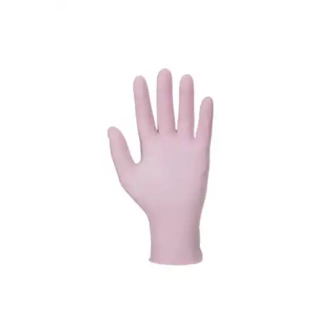 Manusi examinare nitril, fara pudra, Nitrylex Pink, cutie 100 buc