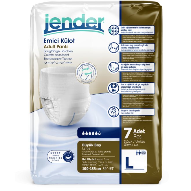 Chilot incontinenta, adult, marimea L, pachet 7 bucati