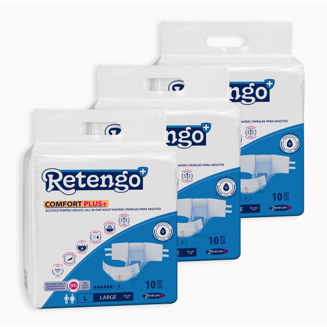 Scutece incontinenta ADULT RETENGO, 30 bucati, L