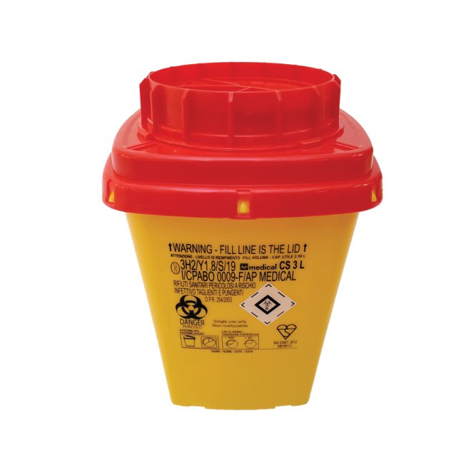 Recipient deseuri intepatoare / taietoare 3 L