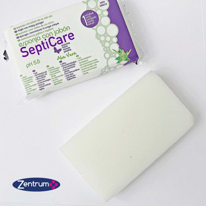 Burete Igienic Medical cu Săpun Dermatologic pH 5,5 și Aloe Vera – Curățare Delicată și Hidratantă, pachet 50 buc