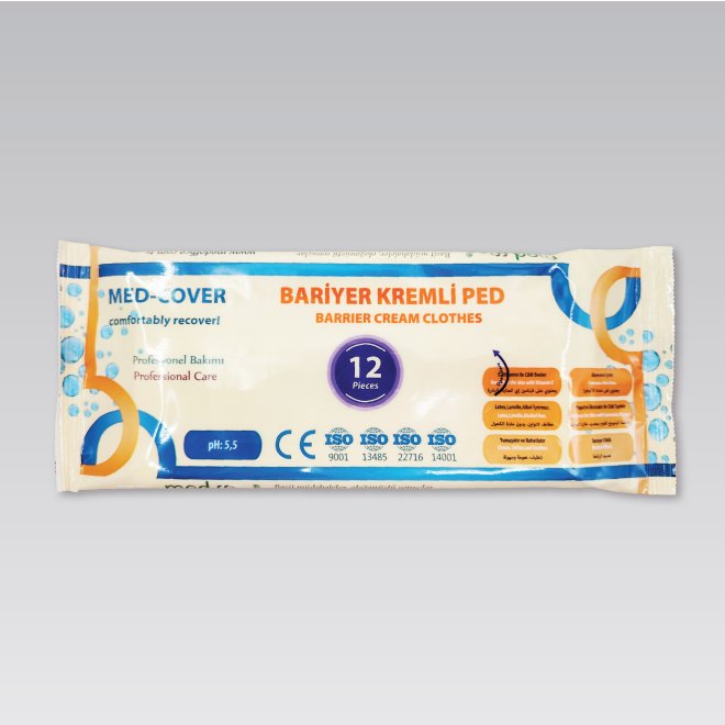 Servetele Îngrijire Piele cu Dimeticona 3%, Aloe Vera, Vitamina E, Provitamina B5 și Extract de Mușețel - 6 Pachete x 12 Bucăți