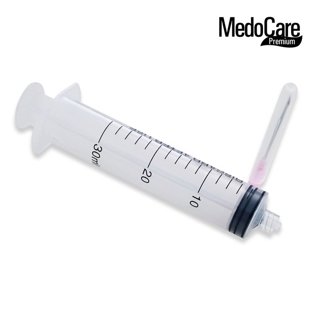 Seringa de unica folosinta 30 ml cu ac 18G, tip Luer Lock