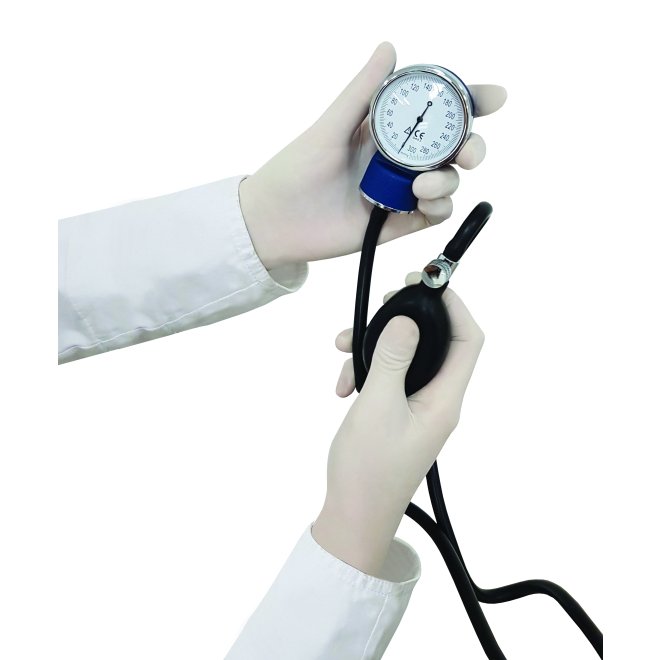 Mănuși examinare latex nepudrate easyCARE PF, XS, 100 bucăți – nesterile