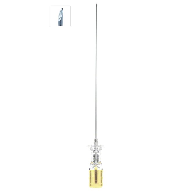 Ace spinale SPINOCAN G19 (1,10 x 88 mm), puncție lombară/biopsie, bizou Quincke, 25 bucăți